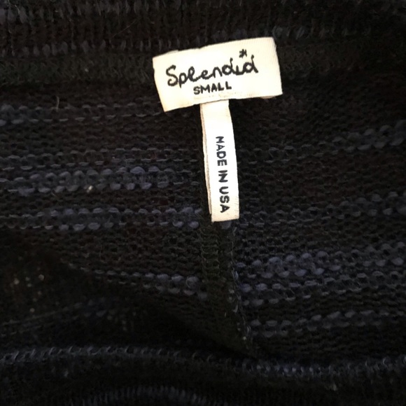 Splendid Sweaters Splendid Womens Black Navy Sweater Poshmark